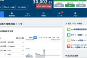 【速報】日経平均株価が3万円突破　2021年9月以来、1年8か月ぶり　業績好調企業などに買い注文広がる