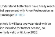 【速報】セルティックのポステコグルー監督、ついにトッテナムと合意した模様ｗｗｗｗ