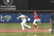 ヤクルト・オスナ、センター西川の隙を突く好走塁！