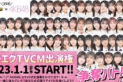 【AKB48】『ドラエグTVCM出演権』争奪バトル、2023/1/1スタート！！