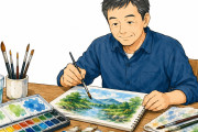 水彩画始めて1年やけど質問ある？【透明水彩・独学】