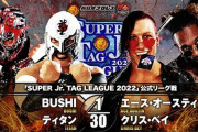 BUSHI ティタン vs エース・オースティン クリス・ベイ 『SUPER Jr. TAG LEAGUE 2022』