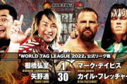 棚橋弘至 矢野通 vs マーク・デイビス カイル・フレッチャー 『WORLD TAG LEAGUE 2022』