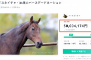 ナイスネイチャさん、今年は５０００万稼ぐ