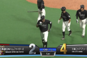 【速報】日ハム、逆転される