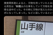 【悲報】『刃物騒動』でパニックになった山手線車内の様子、ヤバすぎるｗｗｗｗｗ