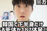 韓国人YouTuber「韓国で下半身だけの遺体37体が発見され、非公開で捜査中の事件だけでも150件にのぼる」←動画を投稿したYouTuber終わる