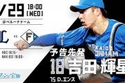 【西武vs.日ハム13回戦】（投）吉田輝星