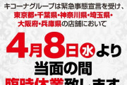 【画像あり】7都府県の新型コロナウイルス感染拡大防止策による休業ホール数等のデータが開示される！！