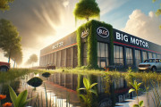 【画像】閉店したビッグモーターに生命の息吹。