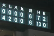 【阪神対巨人18回戦】阪神対巨人は６－６で引き分け　阪神は６点差を追いつく