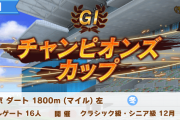 ソダシ　クラシック期12月　目標：チャンピオンズCに出走
