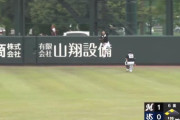 動画　ロッテ和田さん、センターで内野みたいな守備を繰り広げる
