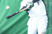 ロッテドラ1松川虎生、フリー打撃で広角にライナー性の鋭い打球を連発！