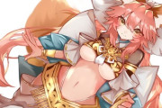 【FGO】神話礼装玉藻ちゃんイラスト！！　お腹見える衣装いいですね！！