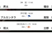 【実況、雑談】6/30・17:45～【12球団】