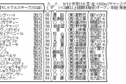 9/13(日)第34回 産経賞セントウルステークス(GⅡ) Part1