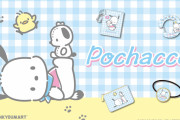 「サンリオ×サンキューマート」ポチャッコのコラボ雑貨が登場！ギンガムチェックが爽やかな全15商品