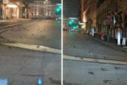 海外「鳥の死骸で覆われるローマの道路。新年の花火が原因か」
