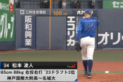 ドラ２ルーキー松本凌人、上々の初登板　「気持ちは準備できていた」
