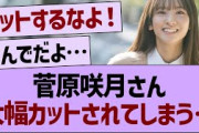 菅原咲月さん、大幅カットされてしまう…【乃木坂46・乃木坂工事中・乃木坂配信中】