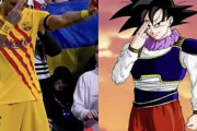 【画像】バルサのオーバメヤンさん、クラシコでドラゴンボールパフォw