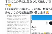 【悲報】日向坂46ファンのとんでもない行為がSNSで拡散されてしまう…