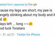 トワ様のツイートに海外ニキ困惑してます