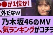 乃木坂46のMV人気ランキングがコチラ！【乃木坂工事中・乃木坂46・乃木坂配信中】