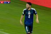 ◆W杯予選◆インドネシア戦69分 伊東の落としに菅原が抜けてニア抜きズドン！0-4！
