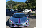 ド派手！クロームレインボーなランボルギーニあらわる