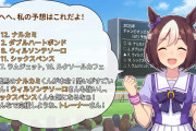 【ウマ娘】完璧なデータを基に予想するAIスペちゃん。「スペさん…アンタ夢はあるのかい？」