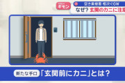 【悲報】｢玄関にカニ」がいた家、次々と空き巣の被害にあう