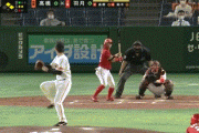 【巨人対広島11回戦】広島、5回表に羽月のタイムリーで同点に追いつく！！！
