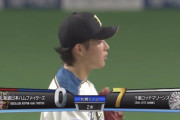 【vsロッテ】日ハム吉田輝星が2回に中村のタイムリーとサード野村の悪送球、安田の2ランで5失点　点差が7点に広がる