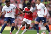 アーセナル、トッテナムとのノースロンドン・ダービー戦は2-2ドロー！2度リードもソンフンミン2発で追い付かれる