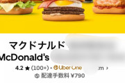 【悲報】Uber Eatsさん、配達手数料790円もとってしまう・・・