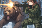 熊は猟銃でも一撃で仕留めるのは難しい、なら自衛隊のライフル銃ならどうだろうか？