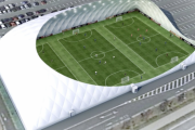 Ｊ秋春制、雪国対策にエアドーム　作業員10人2-3日で完成！サッカー場1面2-3億円　Ｊ支援も。「ボールが天井に当たったら…」