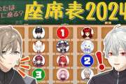 【にじさんじ】くろのわ、2年ぶりに理想の座席表を作成【10/28(月)19:00～】