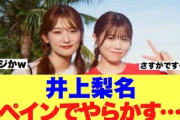 【櫻坂46】井上梨名卒業旅行でやらかしていた模様…