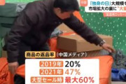 【中国ネット通販崩壊】多くの消費者が「七日間無条件返品制度」を悪用　商品タグはそのままでパーティーに参加、臭いがつくほど着用し「品質が悪い」と返品　商品返品率6割以上