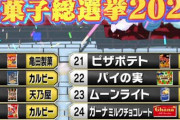 【こんなことあるのｗ】「ポケモン総選挙」と「お菓子総選挙」の結果を比べた結果、奇跡的なことが起きてたｗｗｗ