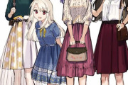 【FGO】秋私服のＳＮヒロインたちイラスト！！　四人ともすごくかわいいです！！