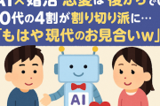 【AI×婚活】恋愛は「後から」でOK！？20代の4割が割り切り派に…「もはや現代のお見合いｗ」