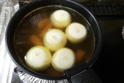 52歳オッサンがまるごと玉ねぎスープ作った