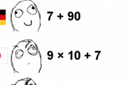 日本人「97は9×10+7やな」 フランス人「ぷっw」