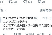 外国人排斥ですか？　〜　パヨさん「日本語が理解できない人は日本から出ていってください」