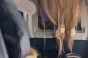 【動画】飛行機で前の席の女さんが髪を垂らしてくるｗｗｗｗｗｗｗｗｗ