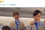 ANA「アイドルにCAの格好して貰いました！」女さん達「！！！」ｼｭﾊﾞﾊﾞﾊﾞ